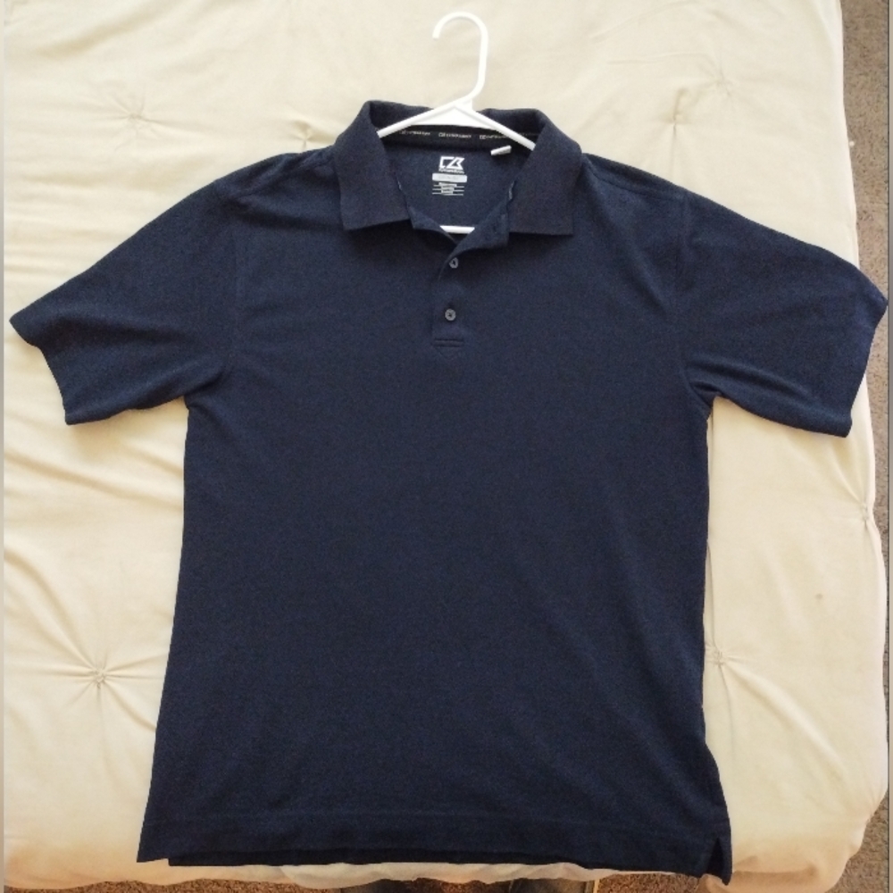 Cutter & Buck Navy Blue Polo Shirt size Medium